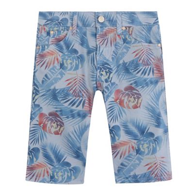 Levi's Boys' grey tropical print jeans